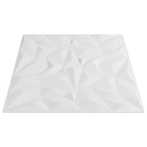 Zidni paneli 12 kom bijeli 50 x 50 cm XPS 3 m² uzorak ametista - Bijela 12 Cijena