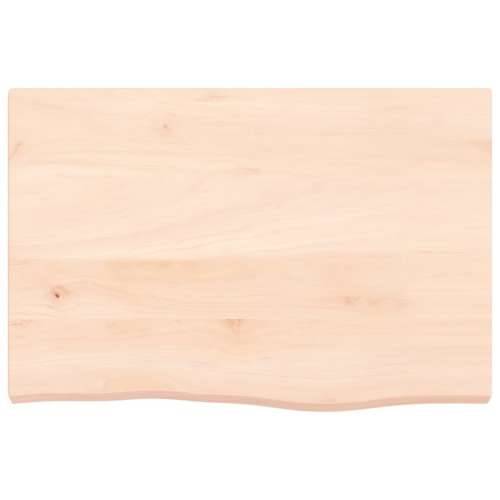 Zidna polica 60x40x(2-4) cm neobrađena masivna hrastovina - Prirodna 60 x 40 x 4 cm 1 Cijena