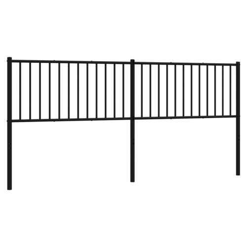 Metalno uzglavlje crno 200 cm - Crna 200 cm 1 Cijena
