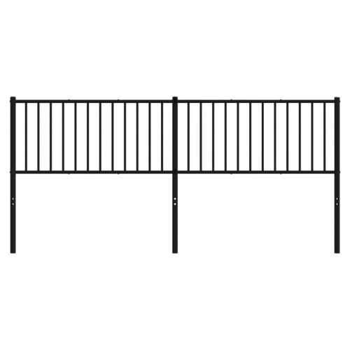 Metalno uzglavlje crno 200 cm - Crna 200 cm 1 Cijena