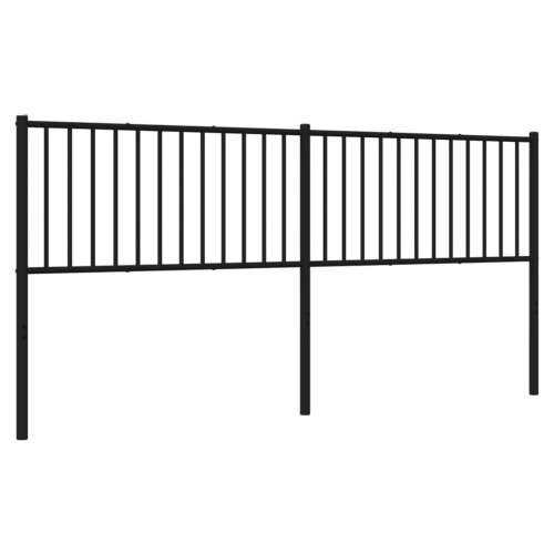 Metalno uzglavlje crno 200 cm - Crna 200 cm 1 Cijena