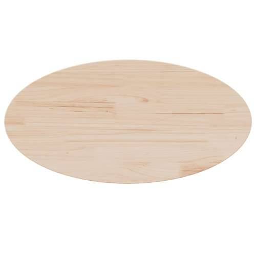 Ploča za stol 60 x 30 x 2,5 cm od masivne borovine ovalna - Prirodna 60 x 30 x 2.5 cm 1 Cijena