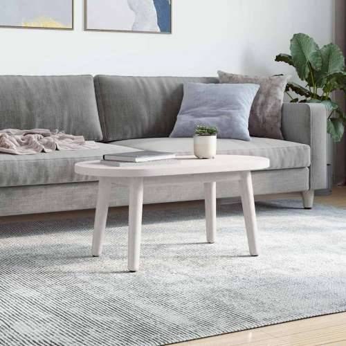 Ploča za stol bijela 60x30x2,5 cm od masivne borovine ovalna - Bijela 60 x 30 x 2.5 cm 1 Cijena