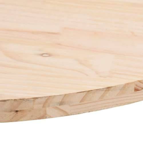 Ploča za stol 70 x 35 x 2,5 cm od masivne borovine ovalna - Prirodna 70 x 35 x 2.5 cm 1 Cijena