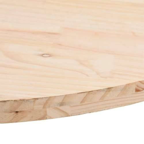 Ploča za stol 80 x 40 x 2,5 cm od masivne borovine ovalna - Prirodna 80 x 40 x 2.5 cm 1 Cijena