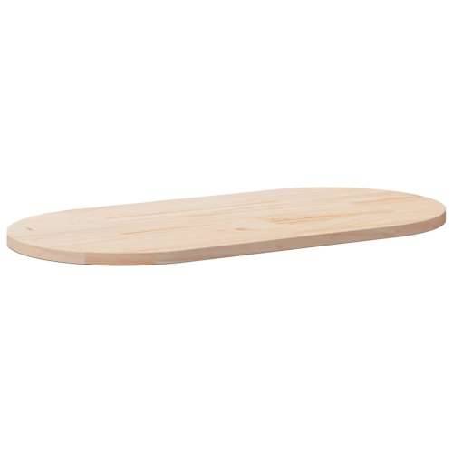Ploča za stol 100 x 50 x 2,5 cm od masivne borovine ovalna - Prirodna 100 x 50 x 2.5 cm 1 Cijena