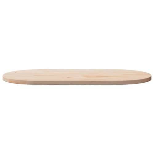 Ploča za stol 100 x 50 x 2,5 cm od masivne borovine ovalna - Prirodna 100 x 50 x 2.5 cm 1 Cijena