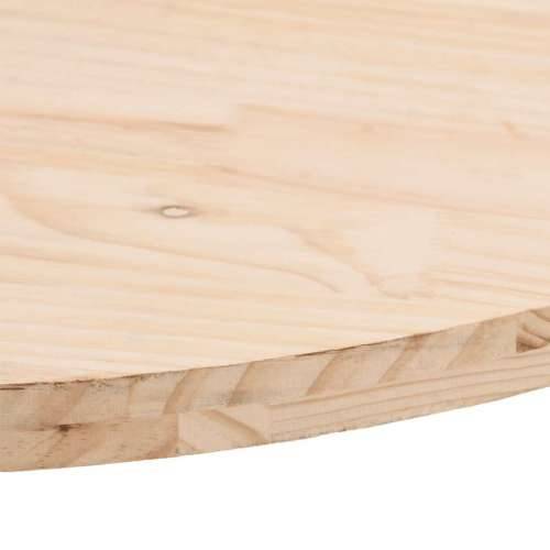 Ploča za stol 100 x 50 x 2,5 cm od masivne borovine ovalna - Prirodna 100 x 50 x 2.5 cm 1 Cijena
