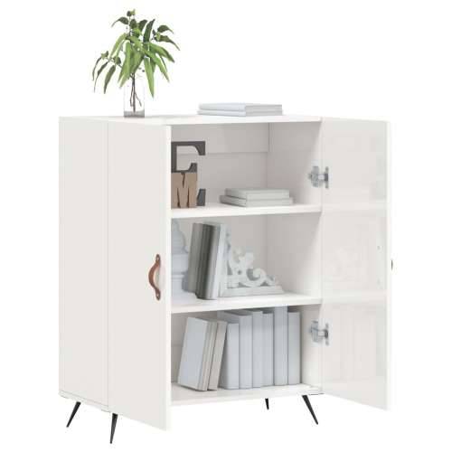 Komoda sjajna bijela 69,5x34x90 cm od konstruiranog drva - Visoko sjajno bijela 1 Cijena