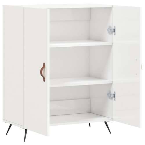 Komoda sjajna bijela 69,5x34x90 cm od konstruiranog drva - Visoko sjajno bijela 1 Cijena