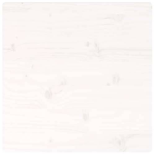 Ploča za stol bijela 40x40x2,5 cm masivna borovina četvrtasta - Bijela 40 x 40 x 2.5 cm 1 Cijena