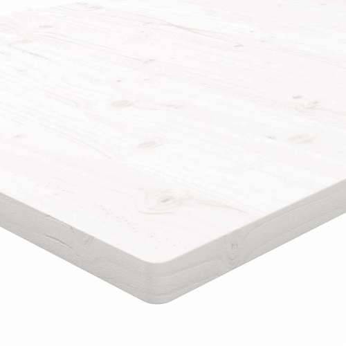 Ploča za stol bijela 40x40x2,5 cm masivna borovina četvrtasta - Bijela 40 x 40 x 2.5 cm 1 Cijena
