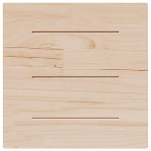 Ploča za stol bijela 50x50x2,5 cm masivna borovina četvrtasta - Bijela 50 x 50 x 2.5 cm 1 Cijena