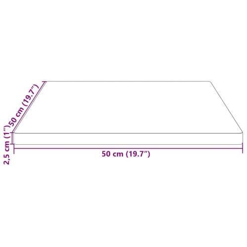 Ploča za stol bijela 50x50x2,5 cm masivna borovina četvrtasta - Bijela 50 x 50 x 2.5 cm 1 Cijena
