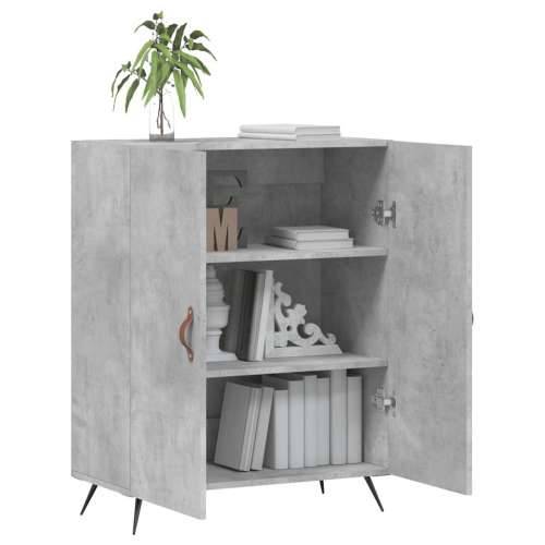 Komoda siva boja betona 69,5x34x90 cm od konstruiranog drva - Beton siva 1 Cijena