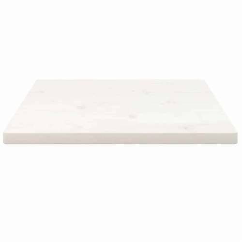 Ploča za stol bijela 60x60x2,5 cm masivna borovina četvrtasta - Bijela 60 x 60 x 2.5 cm 1 Cijena