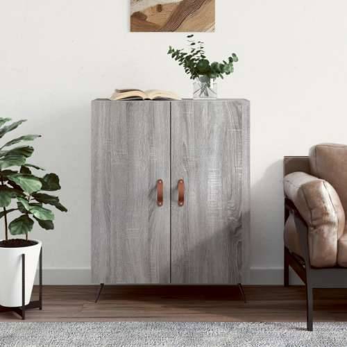 Komoda boja hrasta sonome 69,5 x 34 x 90 cm konstruirano drvo - Sivi hrast sonoma 1 Cijena