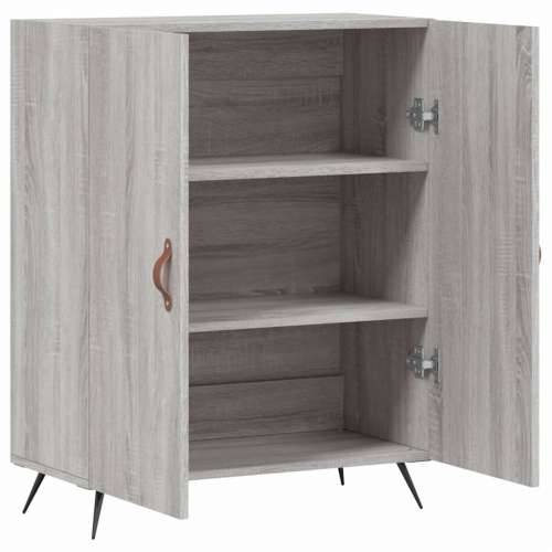 Komoda boja hrasta sonome 69,5 x 34 x 90 cm konstruirano drvo - Sivi hrast sonoma 1 Cijena