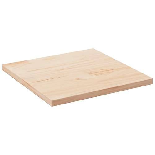 Ploča za stol 70 x 70 x 2,5 cm od masivne borovine četvrtasta - Prirodna 70 x 70 x 2.5 cm 1 Cijena
