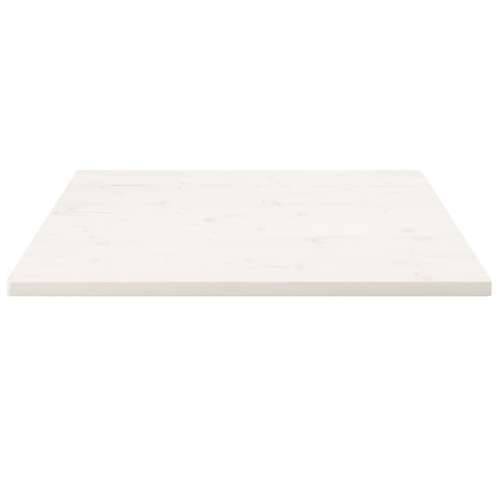 Ploča za stol bijela 70x70x2,5 cm masivna borovina četvrtasta - Bijela 70 x 70 x 2.5 cm 1 Cijena
