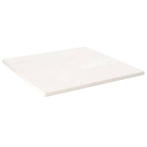 Ploča za stol bijela 70x70x2,5 cm masivna borovina četvrtasta - Bijela 70 x 70 x 2.5 cm 1 Cijena