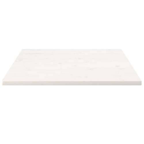 Ploča za stol bijela 70x70x2,5 cm masivna borovina četvrtasta - Bijela 70 x 70 x 2.5 cm 1 Cijena