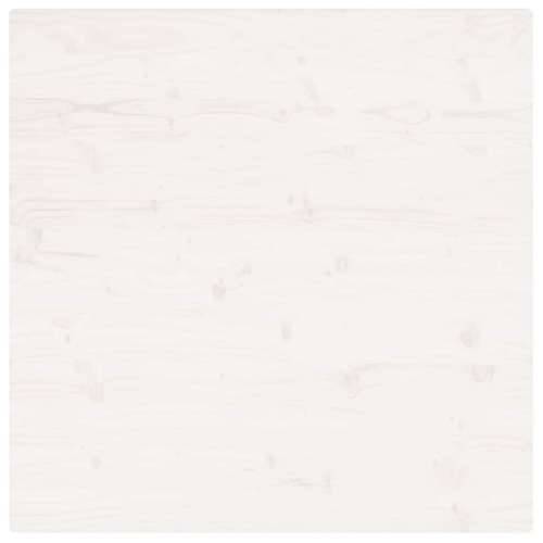 Ploča za stol bijela 70x70x2,5 cm masivna borovina četvrtasta - Bijela 70 x 70 x 2.5 cm 1 Cijena