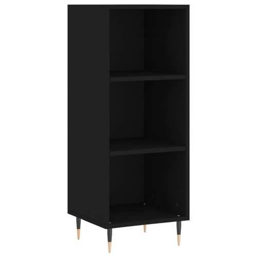 Komoda crna 34,5 x 32,5 x 90 cm od konstruiranog drva - Crna 1 Cijena