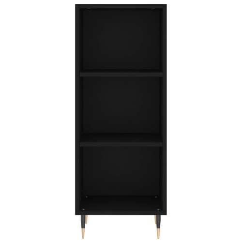 Komoda crna 34,5 x 32,5 x 90 cm od konstruiranog drva - Crna 1 Cijena