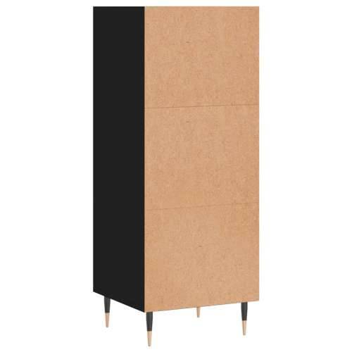 Komoda crna 34,5 x 32,5 x 90 cm od konstruiranog drva - Crna 1 Cijena