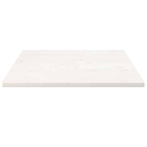 Ploča za stol bijela 80x80x2,5 cm masivna borovina četvrtasta - Bijela 80 x 80 x 2.5 cm 1 Cijena