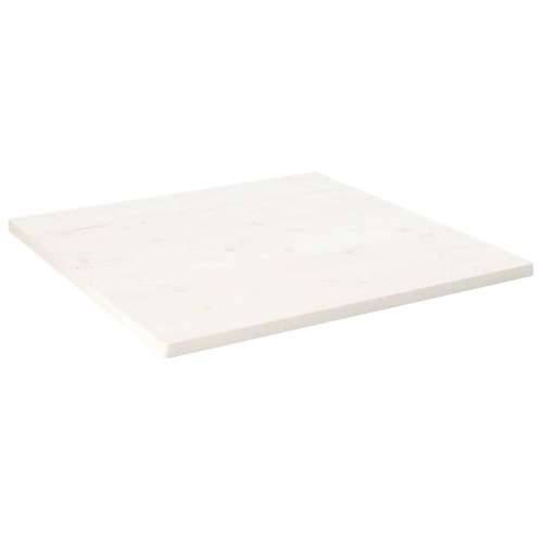 Ploča za stol bijela 90x90x2,5 cm masivna borovina četvrtasta - Bijela 90 x 90 x 2.5 cm 1 Cijena