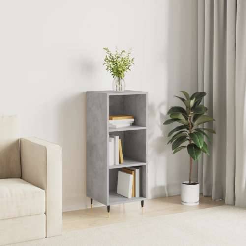 Komoda siva boja betona 34,5x32,5x90 cm od konstruiranog drva - Beton siva 1 Cijena