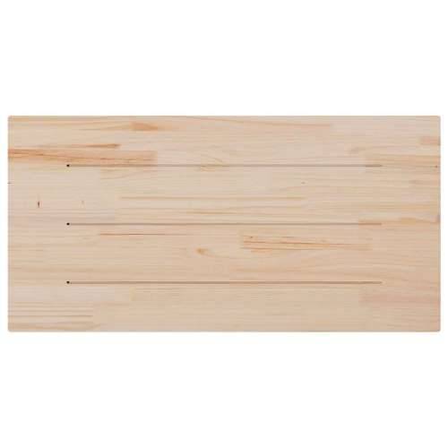 Ploča za stol bijela 80x40x2,5 cm masivna borovina pravokutna - Bijela 80 x 40 x 2.5 cm 1 Cijena