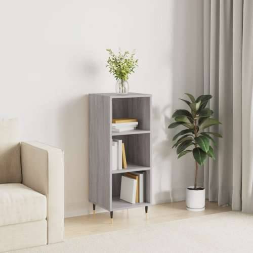 Komoda boja hrasta sonome 34,5x32,5x90 cm konstruirano drvo - Sivi hrast sonoma 1 Cijena