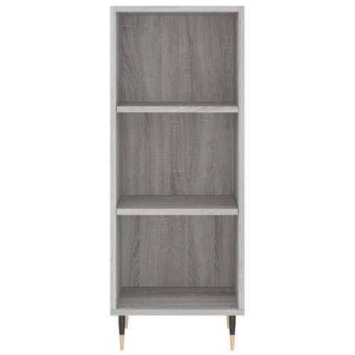 Komoda boja hrasta sonome 34,5x32,5x90 cm konstruirano drvo - Sivi hrast sonoma 1 Cijena
