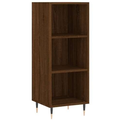 Komoda boja smeđeg hrasta 34,5x32,5x90 cm od konstruiranog drva - Smeđi hrast 1 Cijena