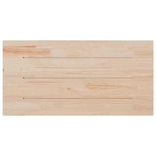 Ploča za stol bijela 100x50x2,5 cm masivna borovina pravokutna - Bijela 100 x 50 x 2.5 cm 1 Cijena