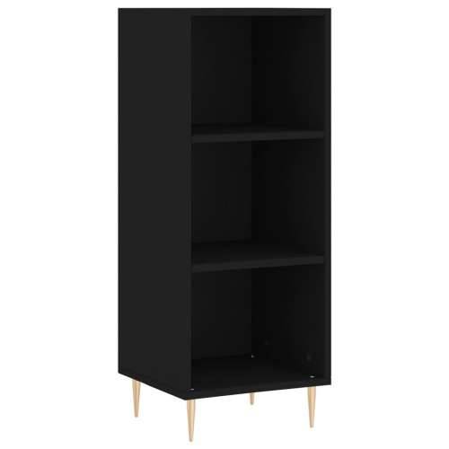 Komoda crna 34,5 x 32,5 x 90 cm od konstruiranog drva - Crna 1 Cijena