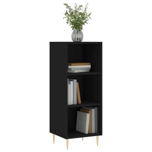 Komoda crna 34,5 x 32,5 x 90 cm od konstruiranog drva - Crna 1 Cijena