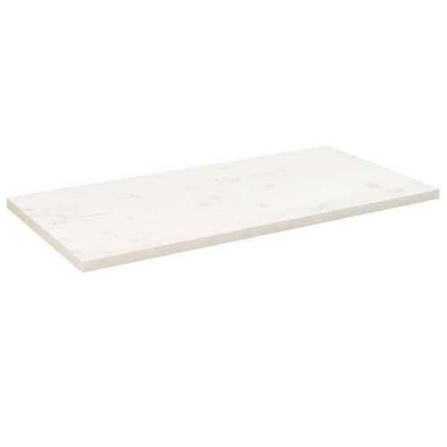 Ploča za stol bijela 110x55x2,5 cm masivna borovina pravokutna - Bijela 110 x 55 x 2.5 cm 1 Cijena