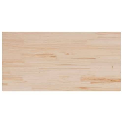 Ploča za stol 100 x 60 x 2,5 cm od masivne borovine pravokutna - Prirodna 100 x 60 x 2.5 cm 1 Cijena
