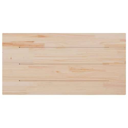 Ploča za stol bijela 100x60x2,5 cm masivna borovina pravokutna - Bijela 100 x 60 x 2.5 cm 1 Cijena