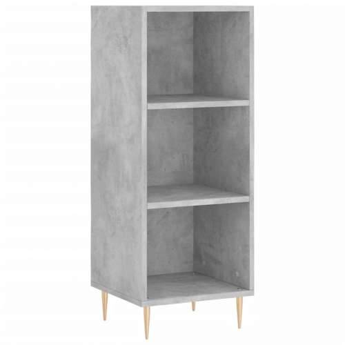Komoda siva boja betona 34,5x32,5x90 cm od konstruiranog drva - Beton siva 1 Cijena