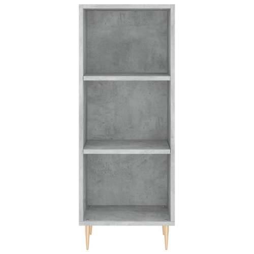 Komoda siva boja betona 34,5x32,5x90 cm od konstruiranog drva - Beton siva 1 Cijena