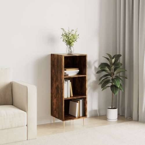 Komoda boja dimljenog hrasta 34,5x32,5x90 cm konstruirano drvo - Dimljeni hrast 1 Cijena