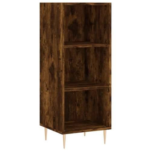 Komoda boja dimljenog hrasta 34,5x32,5x90 cm konstruirano drvo - Dimljeni hrast 1 Cijena