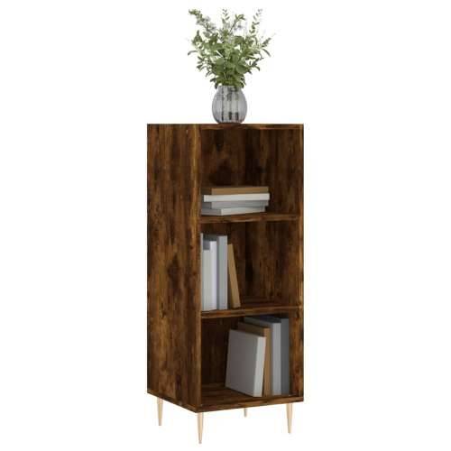 Komoda boja dimljenog hrasta 34,5x32,5x90 cm konstruirano drvo - Dimljeni hrast 1 Cijena