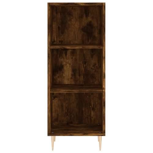 Komoda boja dimljenog hrasta 34,5x32,5x90 cm konstruirano drvo - Dimljeni hrast 1 Cijena