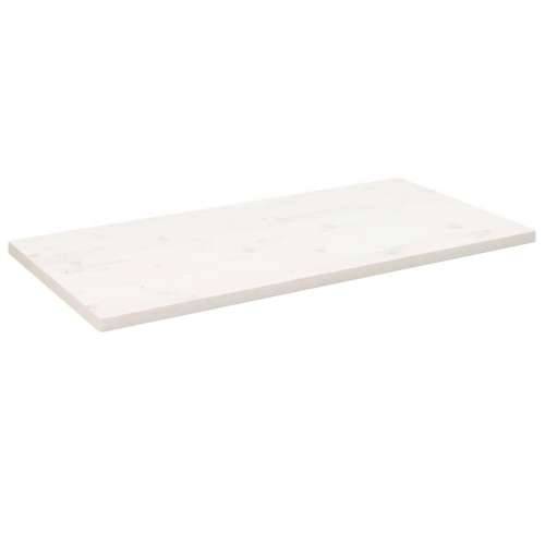 Ploča za stol bijela 110x60x2,5 cm masivna borovina pravokutna - Bijela 110 x 60 x 2.5 cm 1 Cijena
